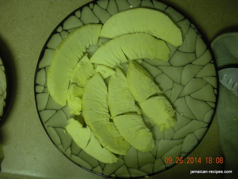 Breadfruit slices